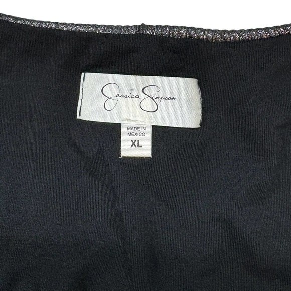 Jessica Simpson, Glittery Midi Dress, Size XL, Silver - Picture 3 of 10